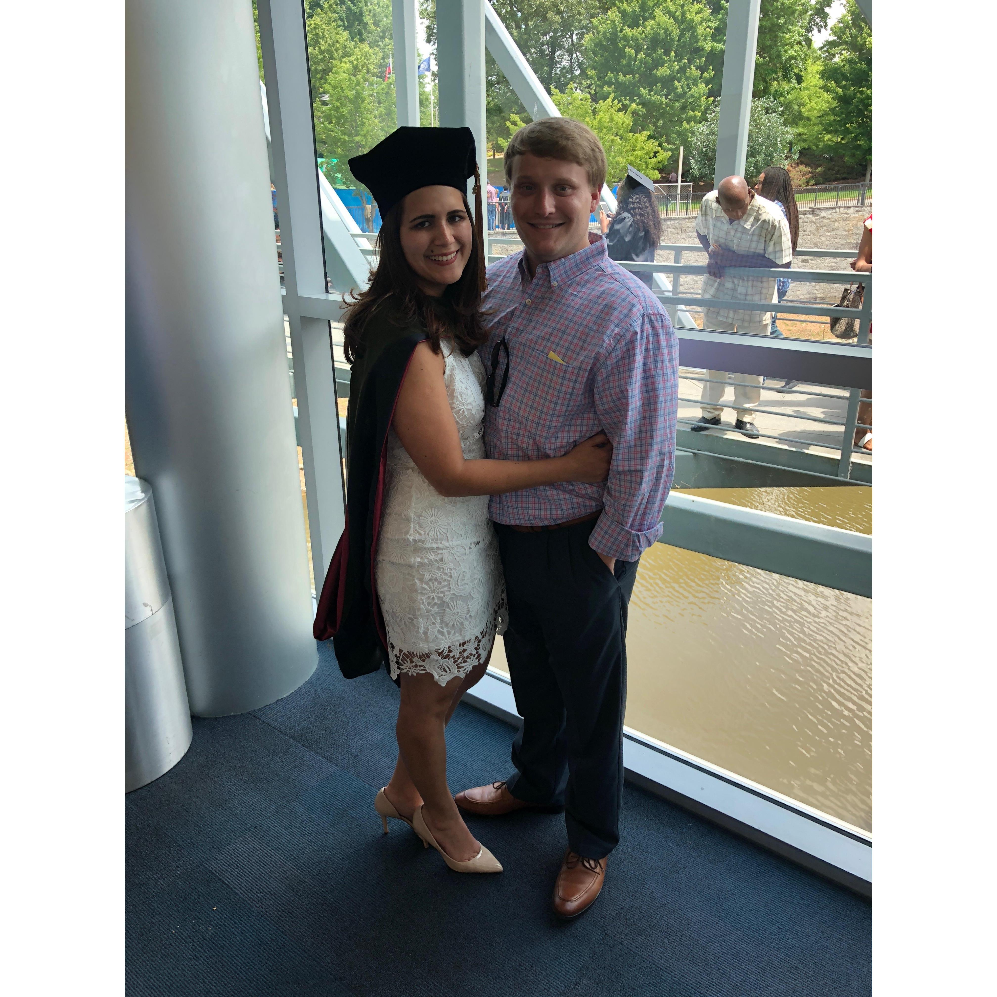 Gabby graduates from pharmacy school