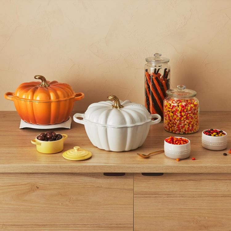 Le Creuset, Pumpkin Figural Cocotte with Knob | Zola