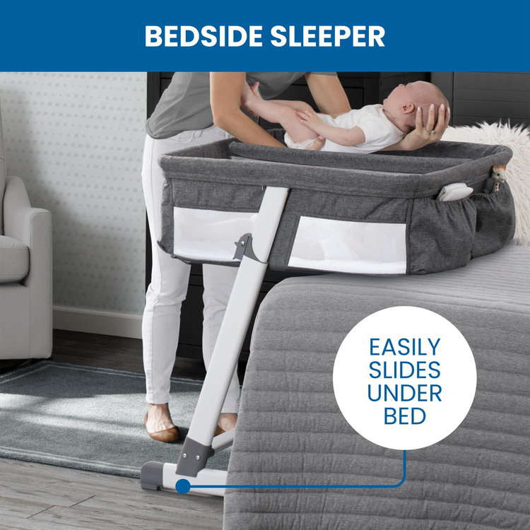 Simmons Beauteep Finleyville シングル Simmons Kids, By the Bed Twin City Sleeper Bassinet | Zola Baby