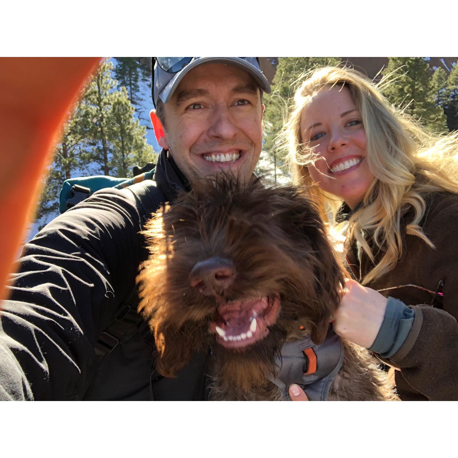 We're engaged! Ring delivery by Kobuk!