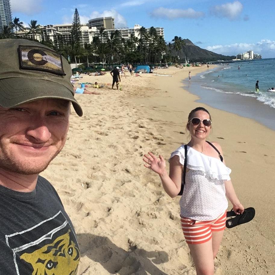 Saying goodbye to magical Hawaii engagement bliss.