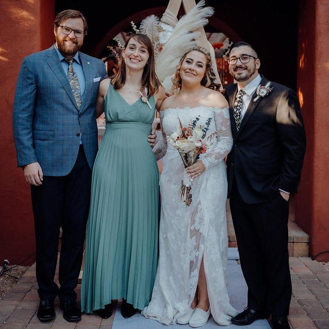 Biz's best friend's wedding (say that 10 times fast!)