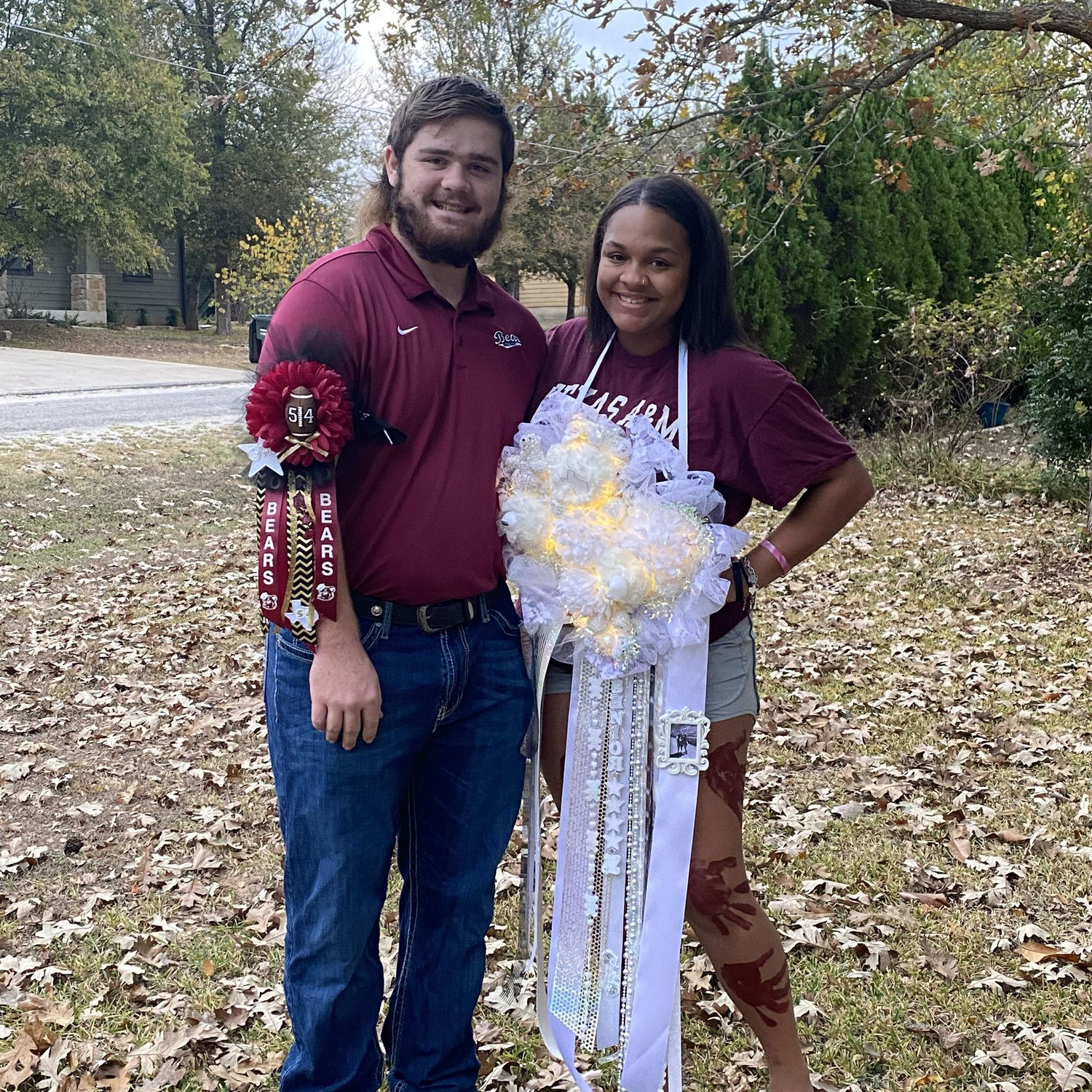 Our senior homecoming.