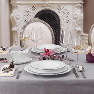 Anmut Platinum Rim Soup Bowl