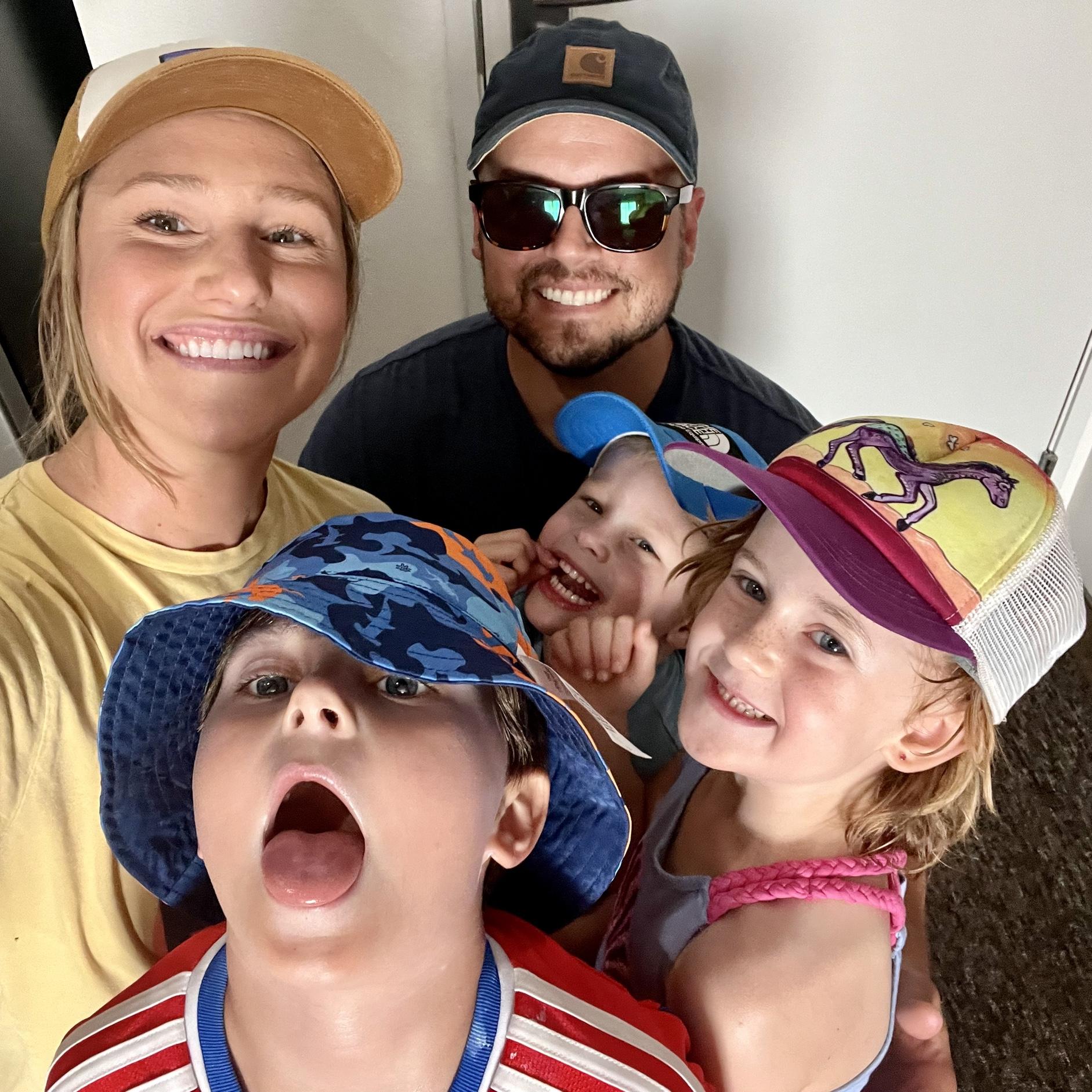 This was the start of a long day at Silverwood. Roller coasters here we come!