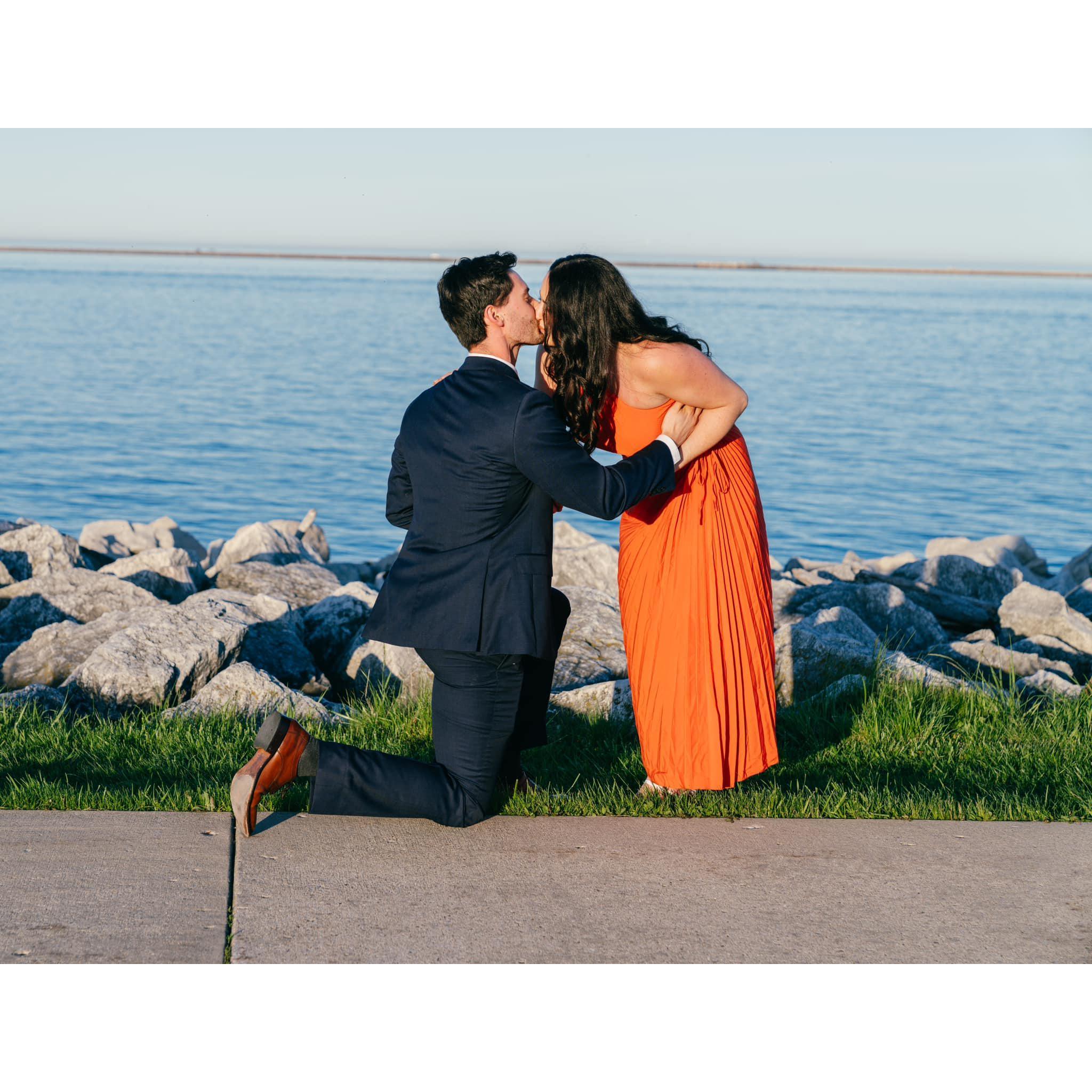 The moment Ashley said "YES!!"