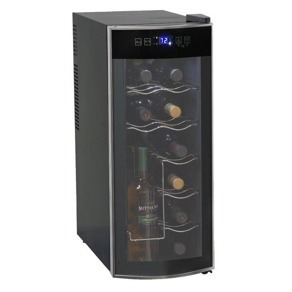 12 Bottle Single Zone Freestanding Wine Refrigerator