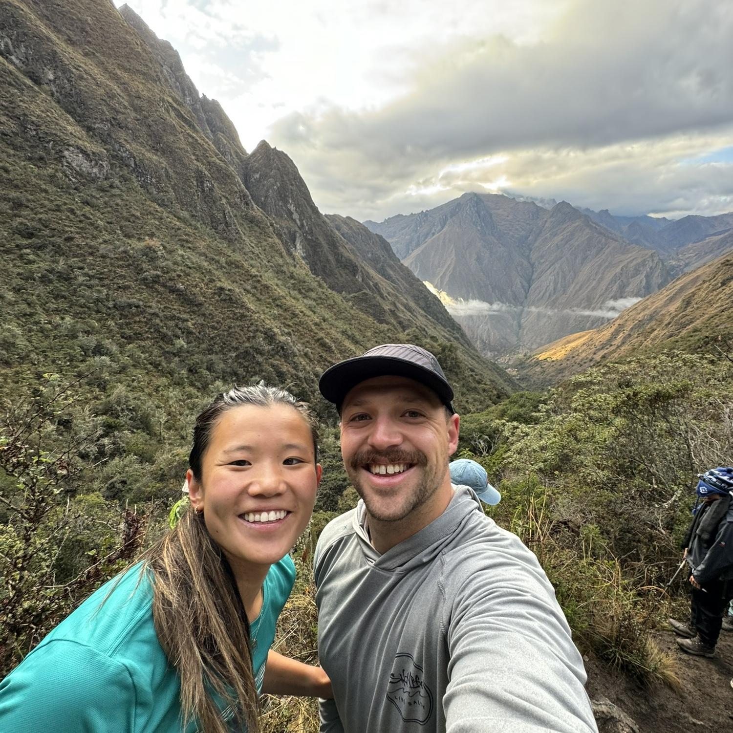 We just reached (one of many) the summit in the Andes!!
