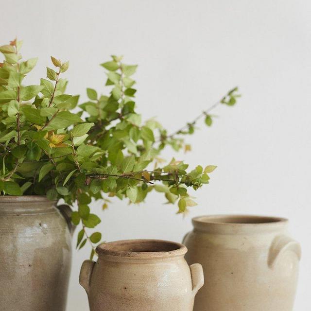 Antique French Stoneware Confit Jars