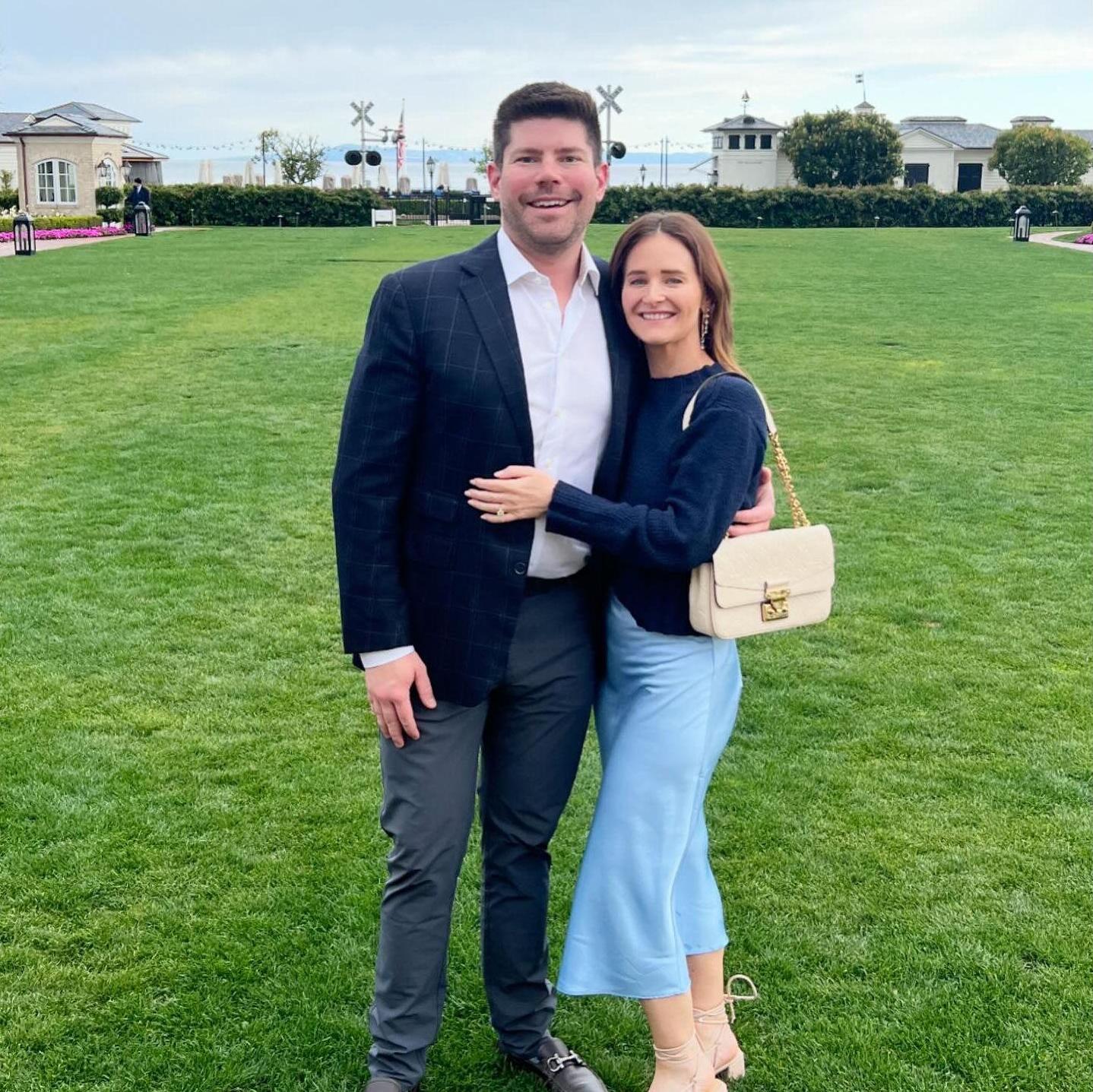 Celebrating our engagement at Rosewood Miramar Beach in Montecito