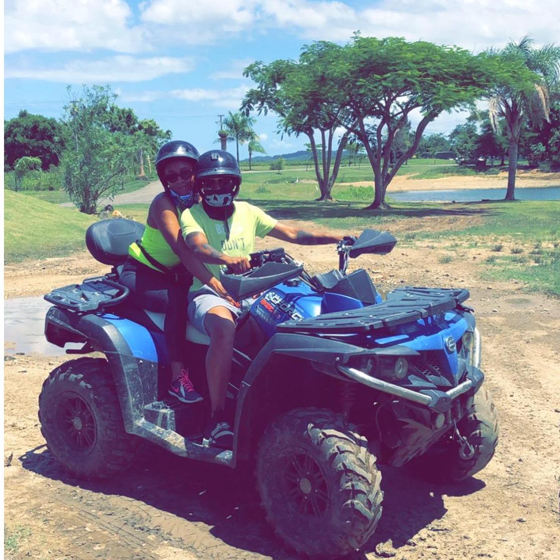 First time on a Atv together.