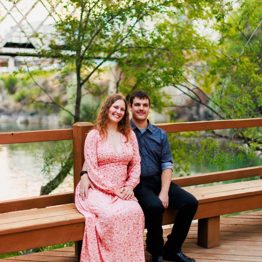 Our second round of engagement photos taken in The Friendship Garden by Samantha Marie Photography.