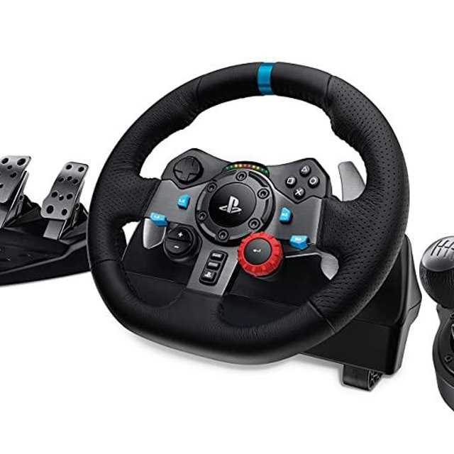 Logitech G29 Driving Force Race Wheel + Logitech G Driving Force Shifter Bundle