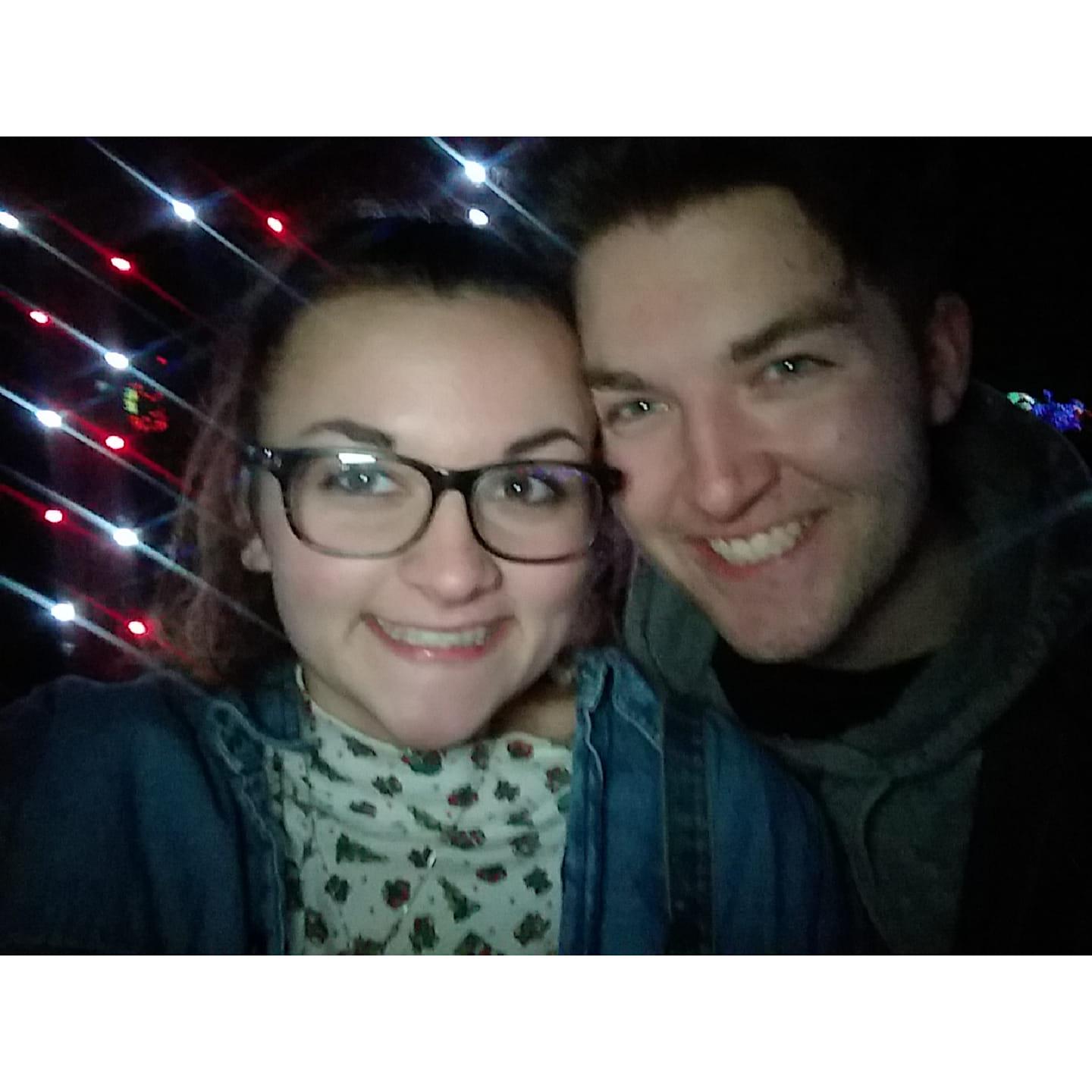 Whispering Christmas at Fort St. Clair (where we got engaged) it's a cherished tradition