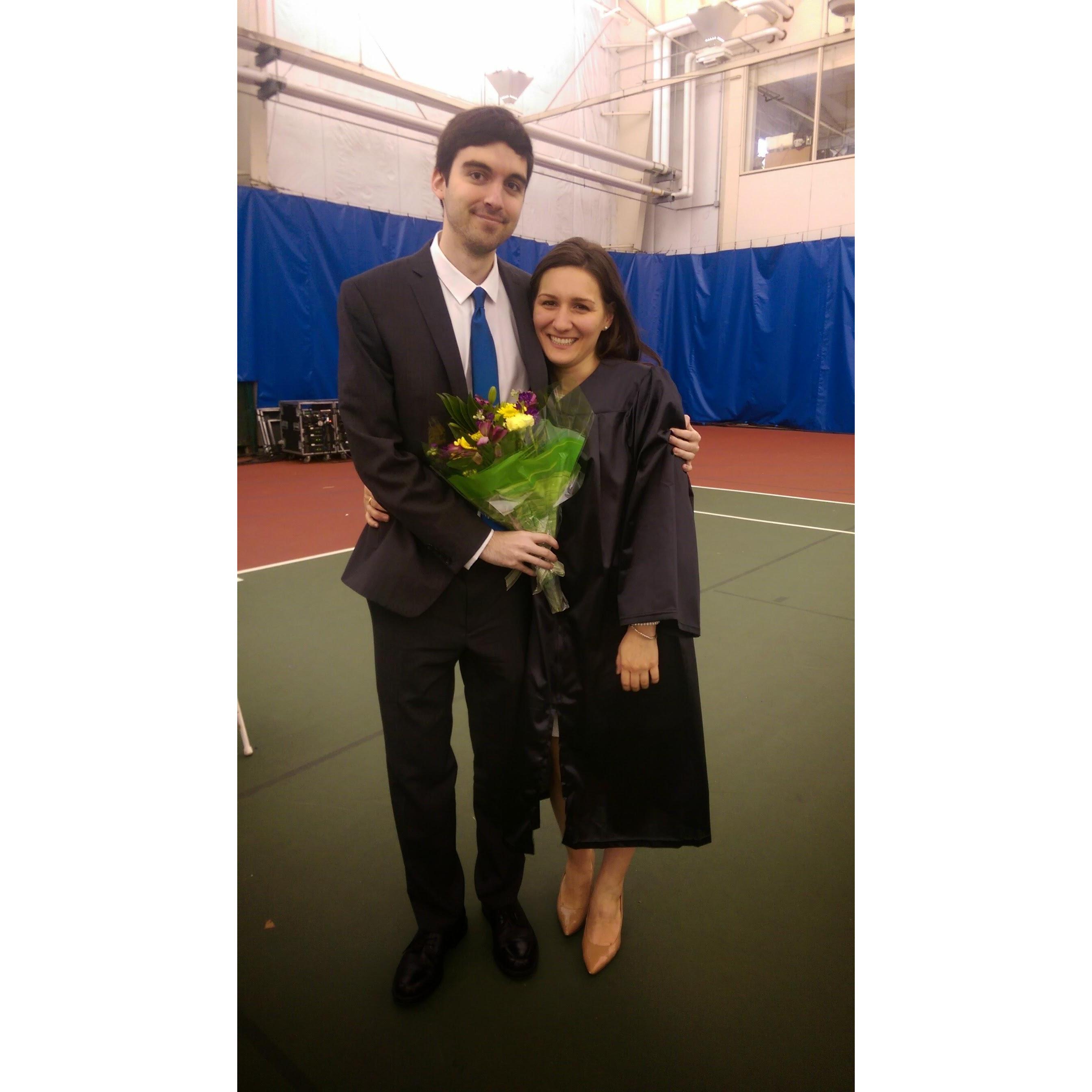 "This was taken at Stella's graduation, a year after Colin had graduated and moved to Brooklyn. I didn't know what the future would hold for us at this point, but I was so proud of her that day."