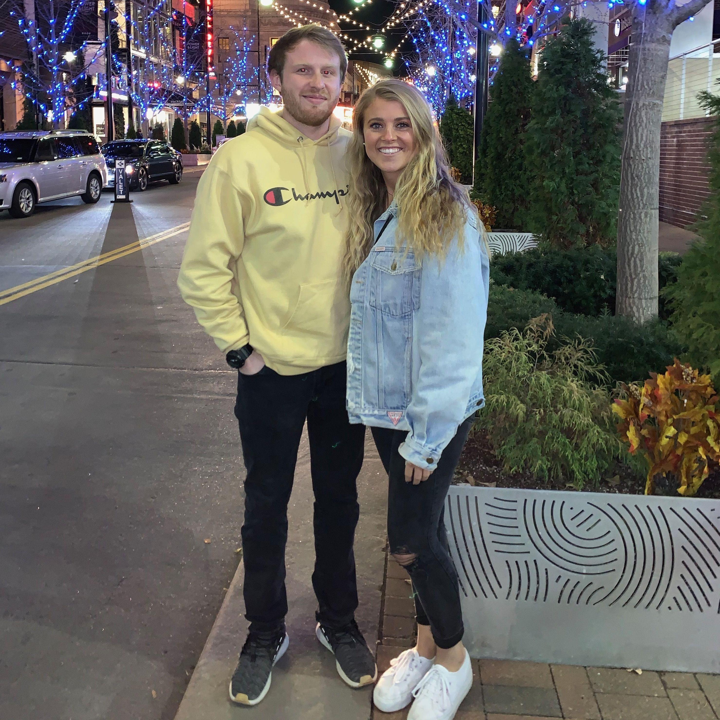 Our first picture ever taken together