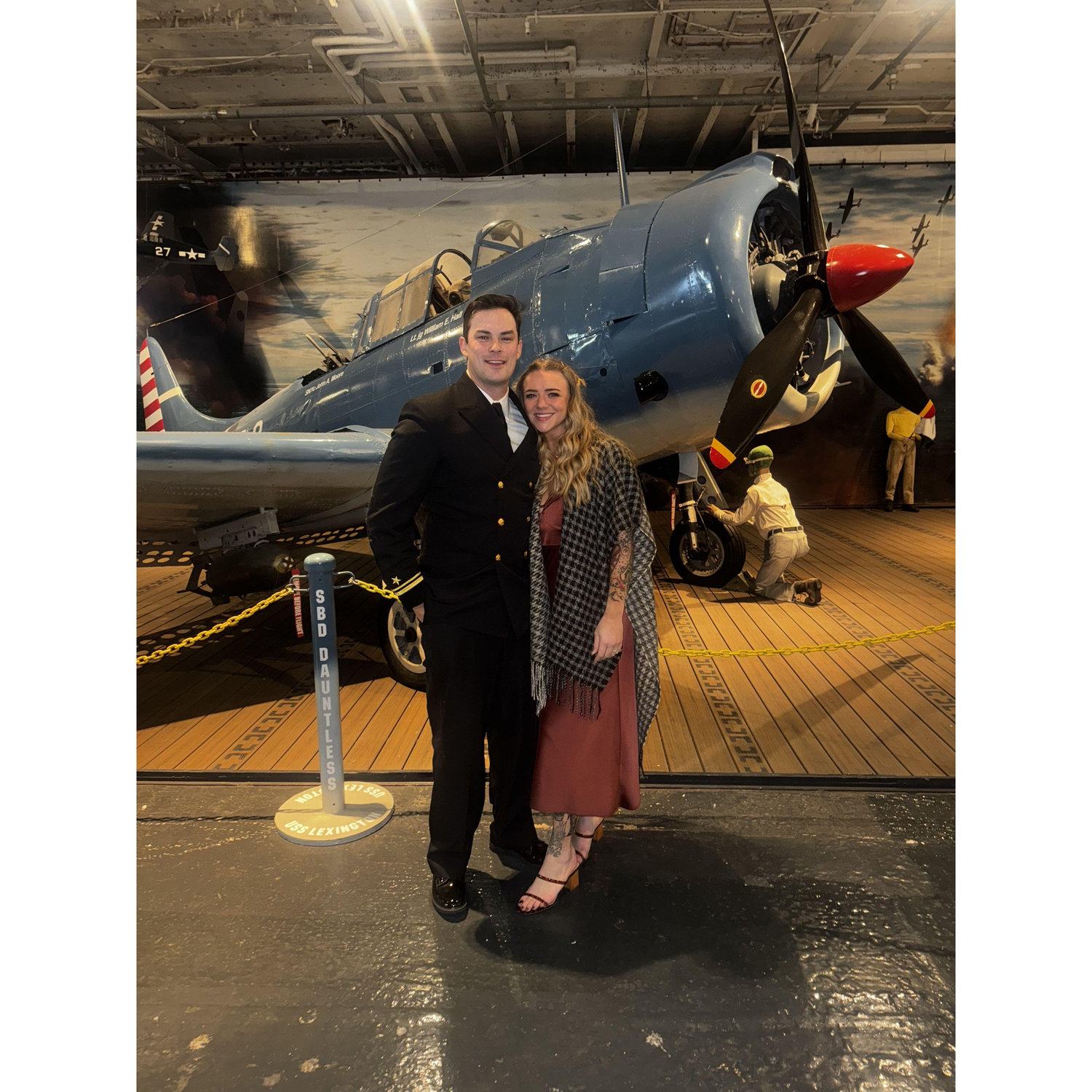 Cooooold Goshawk prom aboard the USS Lexington, Corpus Christi, TX. 2025