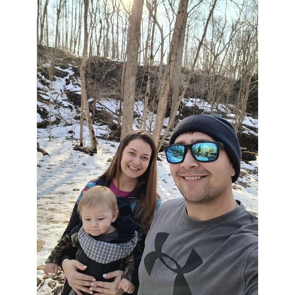 Winter hike at Indian Mound