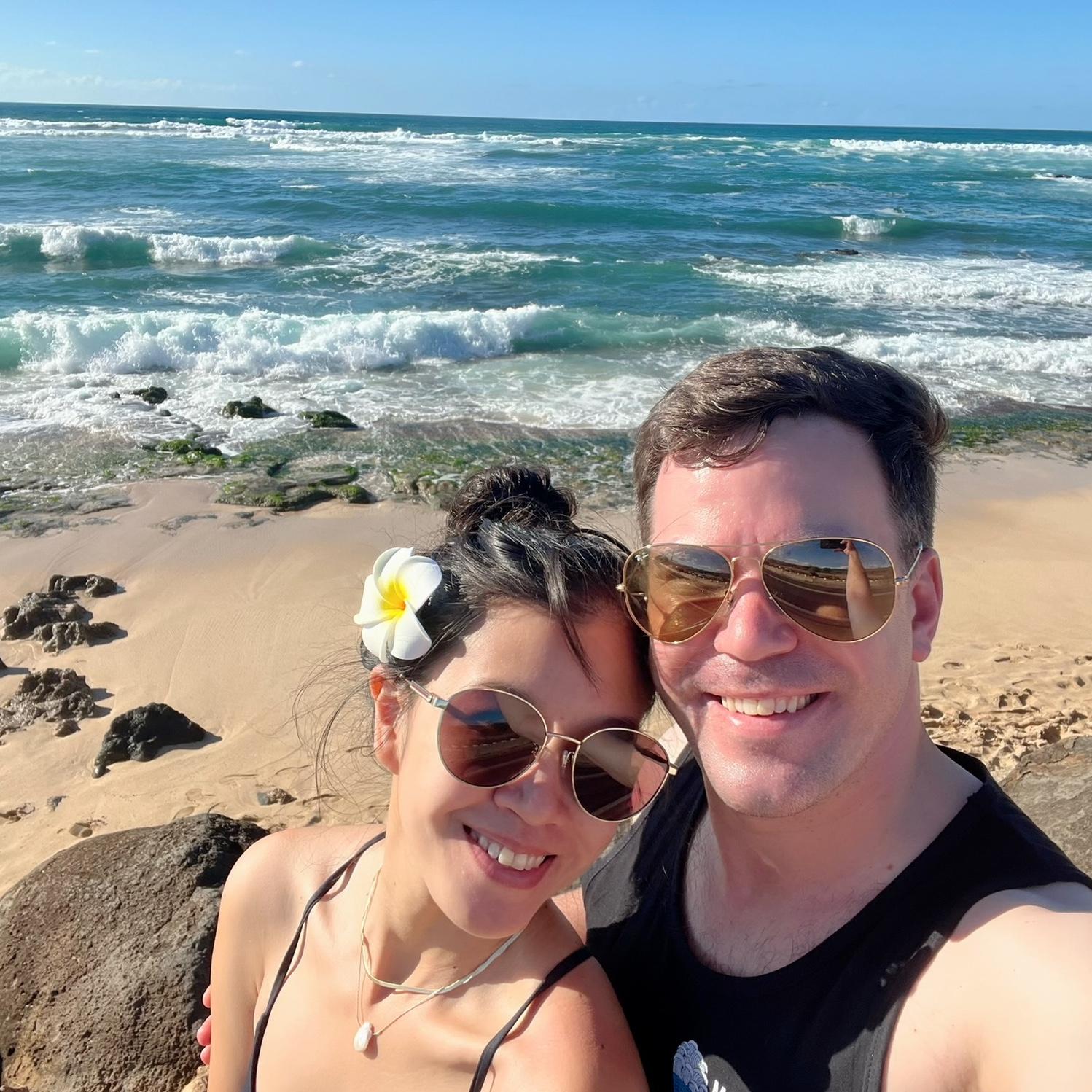 First Honolulu trip, first of many adventures together.