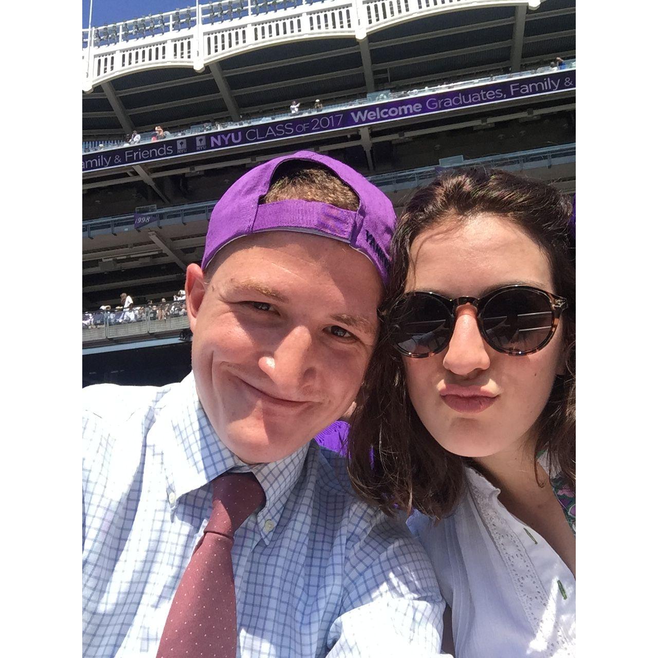 Graduation at Yankee Stadium!