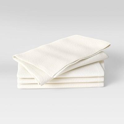 4pk Cotton Easy Care Napkins - Threshold™