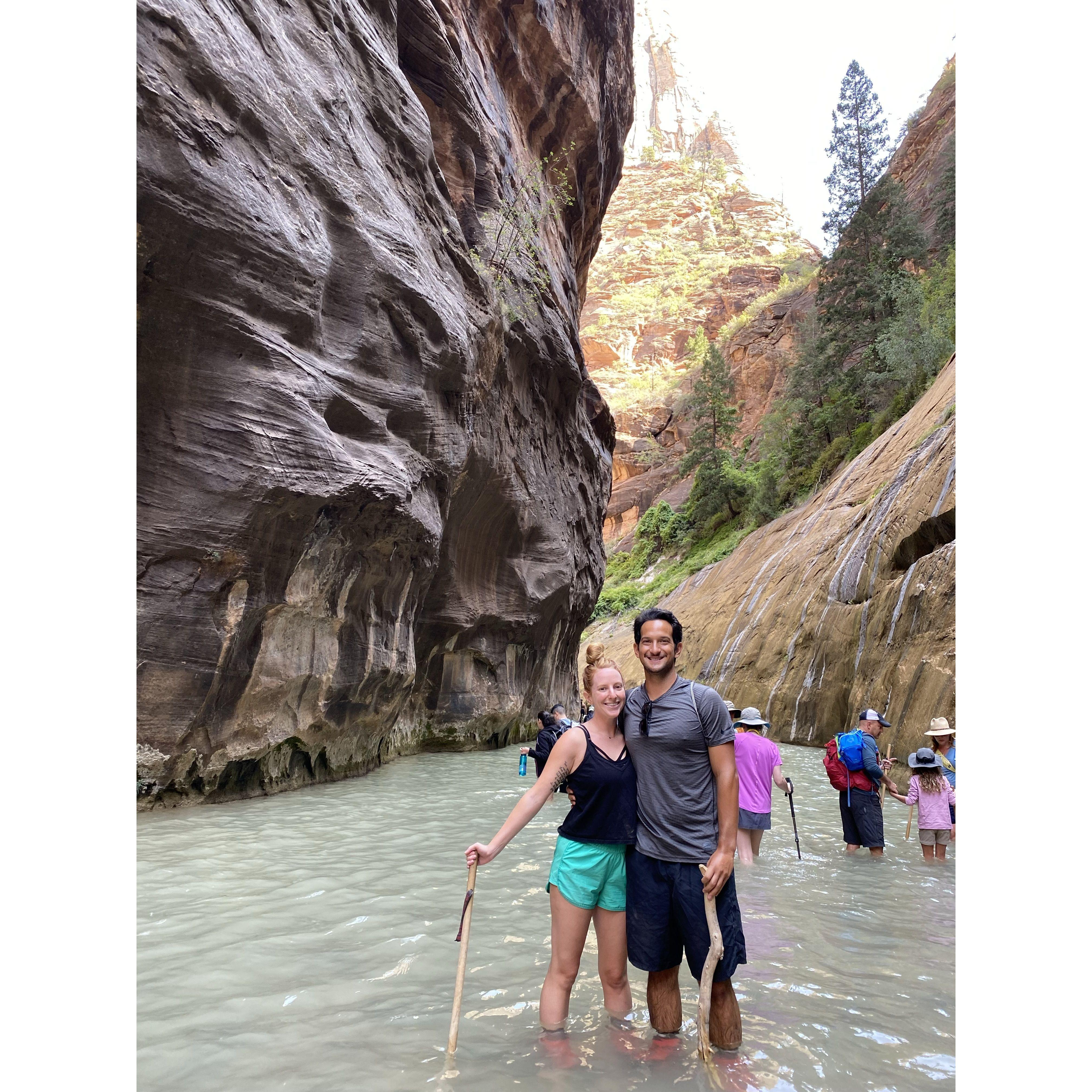 The Narrows hike | Zion National Park, Utah | September 2020
