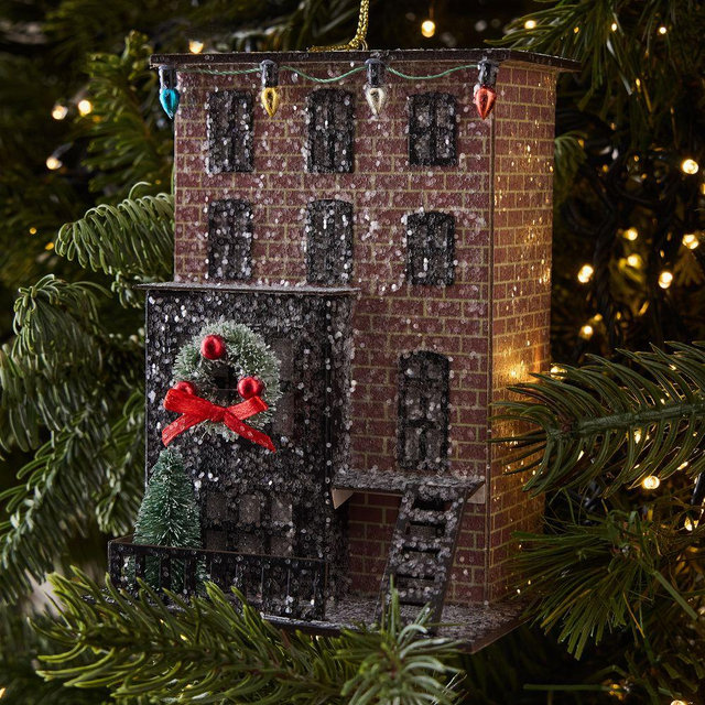 Modern Brownstone Ornaments Brown