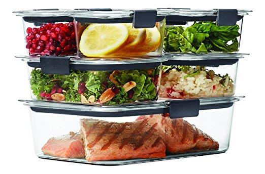 Rubbermaid Brilliance Food Storage Container, 14-Piece Set
