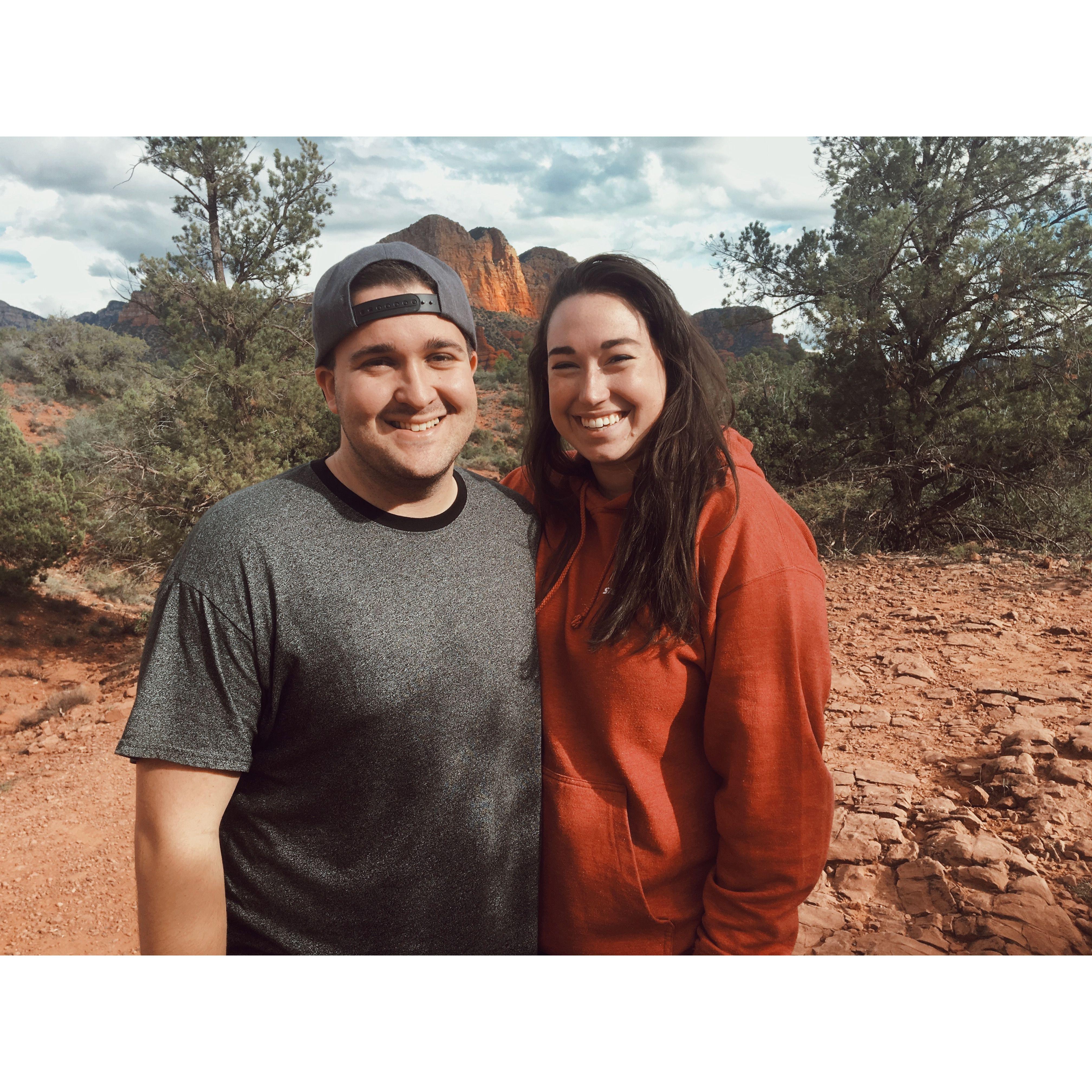 October 2018- Bryan moved out to Arizona and Jackie took him to Sedona so he could start exploring his new state!
