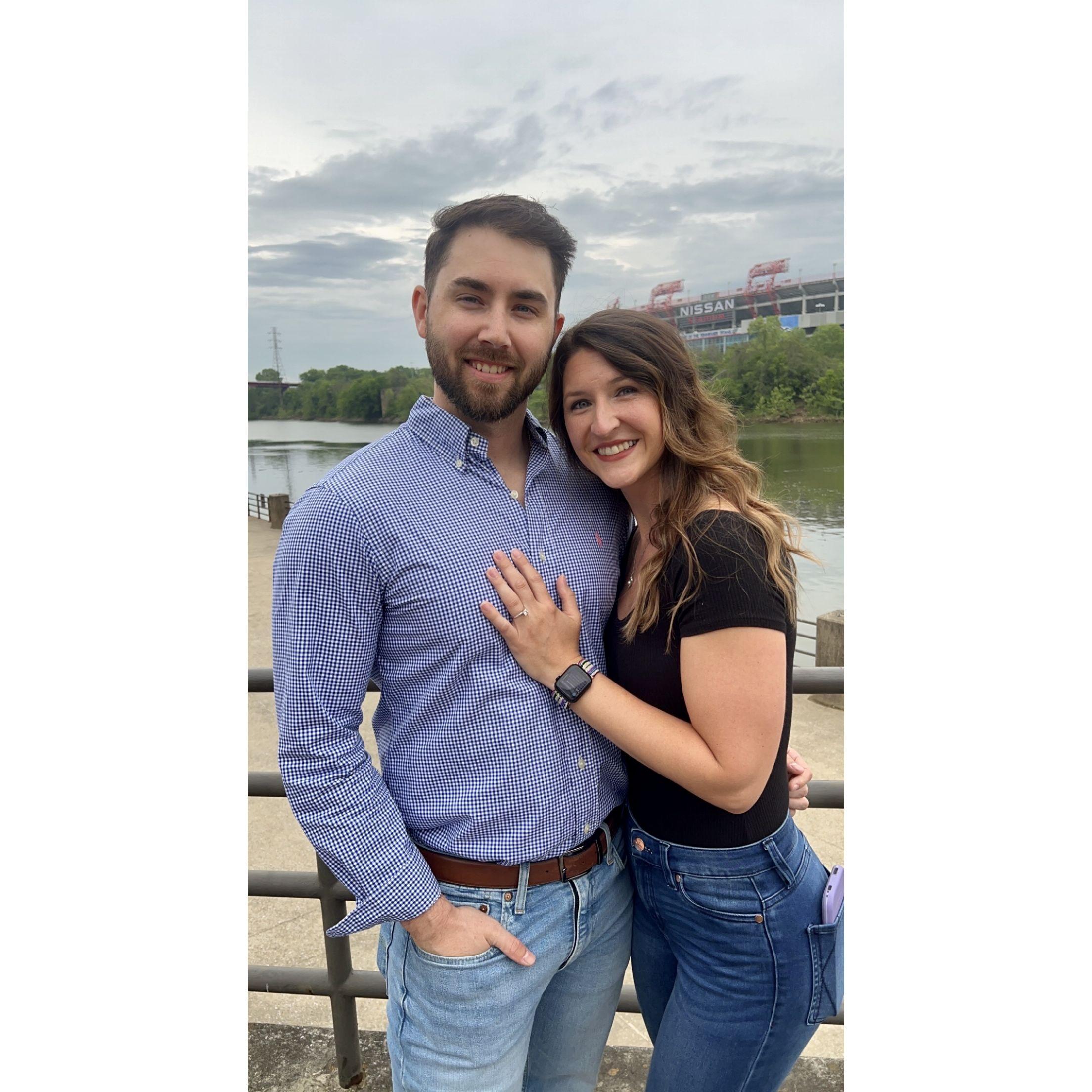 The day we got engaged