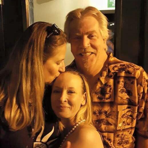 My parents and me on  my birthday 2015