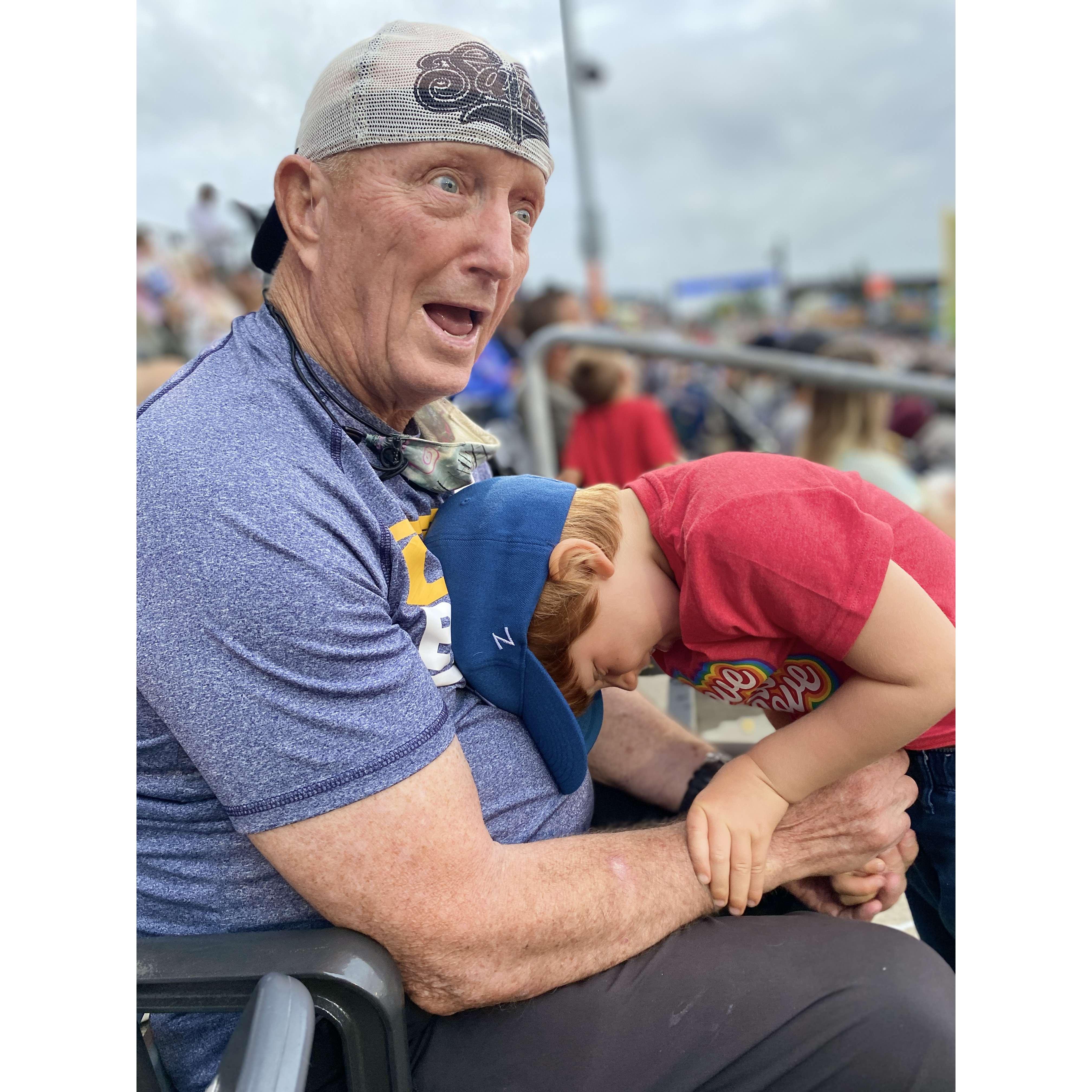 Dick, Kay's dad, lives in Chicago where he continues to work tirelessly for the Institute of Cultural Affairs, the nonprofit Kay grew up in. Love of all sports (especially Cal, his alma matter)