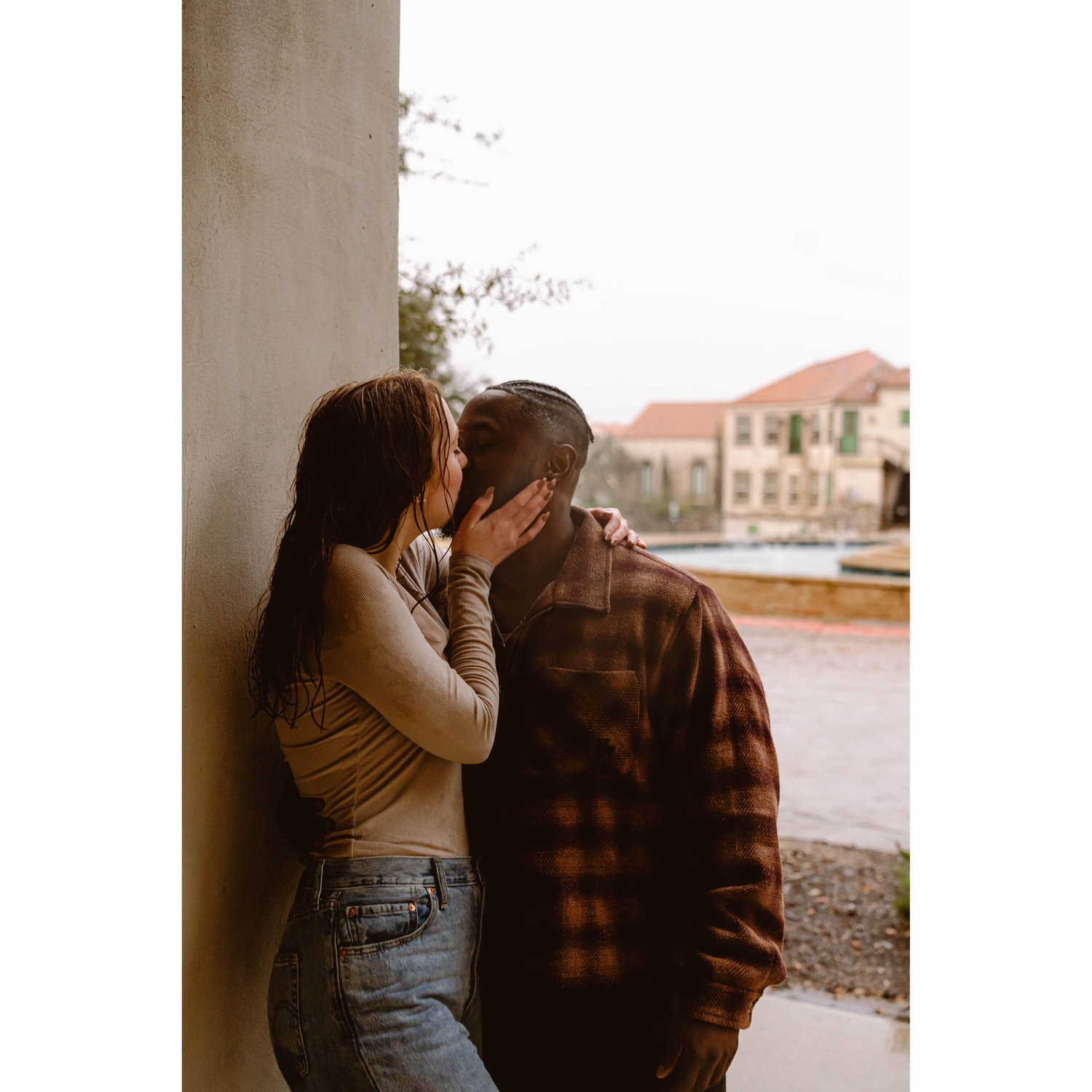 When Feji proposed, it rained...and we wouldn't have had it any other way!