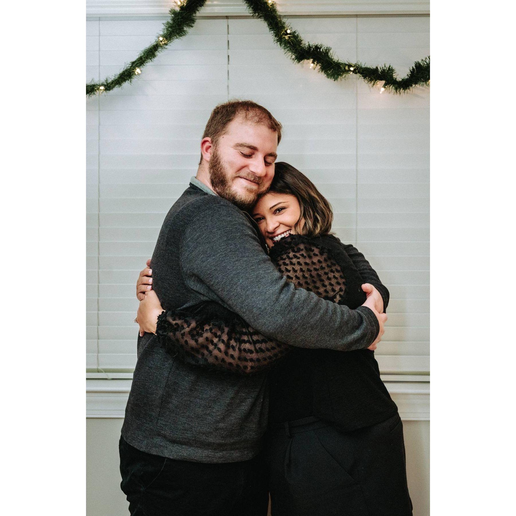 Reveling in the moments after the engagement!