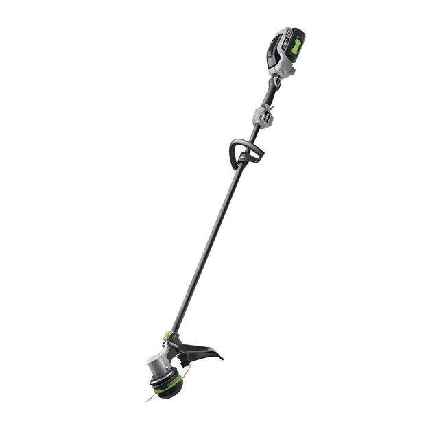 EGO Power+ ST1524 15-in String Trimmer with POWERLOAD and Carbon Fiber Straight Shaft with 5.0Ah Battery and Charger Included, Black