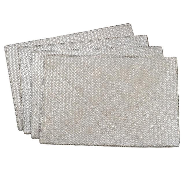 Silver Solid Placemat - Saro Lifestyle