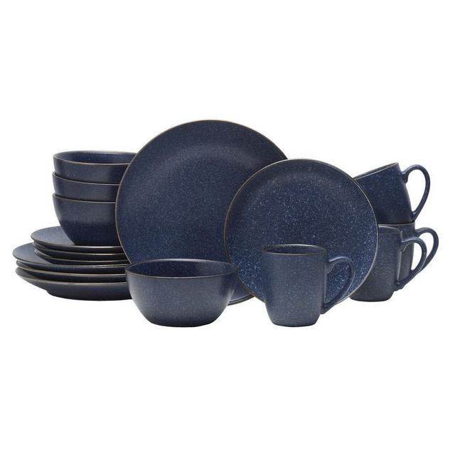 Gourmet Basics by Mikasa Juliana Blue 16-Piece Dinnerware Set, Service for 4 - 5216662