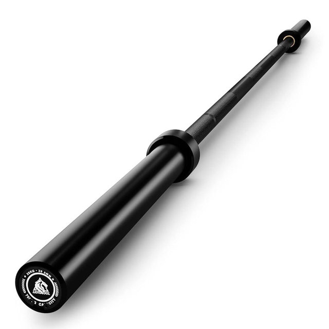 LIONSCOOL 7ft Olympic Bar for Weightlifting and Power Lifting, 2 Inch Barbell Bar for Squats, Deadlifts, Presses, Rows and Curls, 500LBS/700LBS/1000LBS/1500LBS Weight Capacity Available