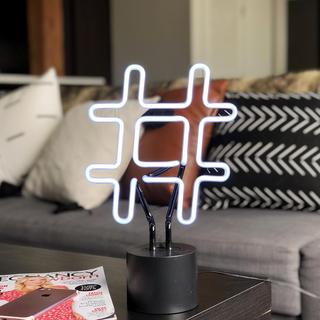 Hashtag Desktop Neon Light