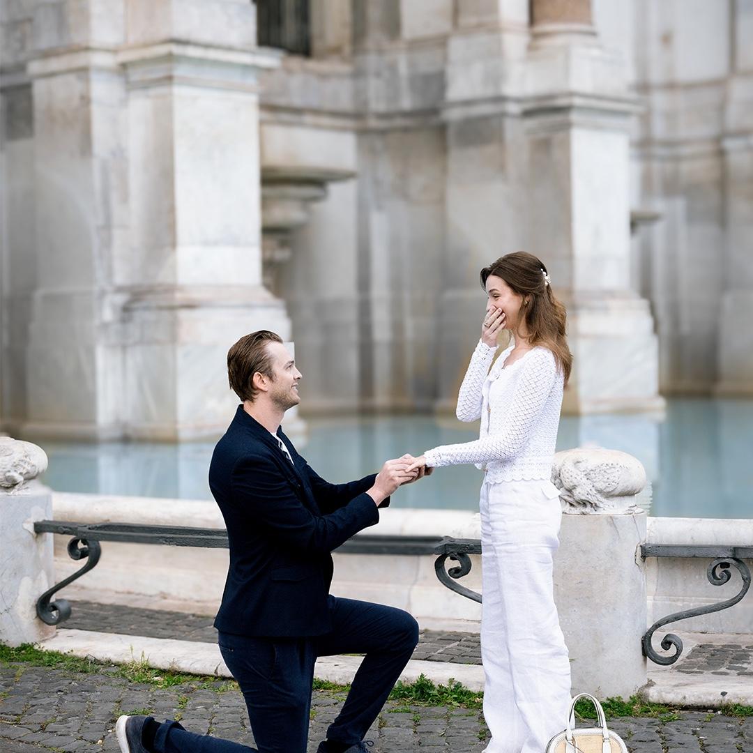 The moment I said yes💍