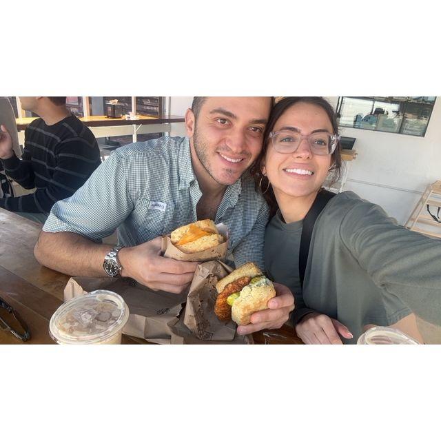Our favorite biscuit place to eat at in Austin before my flight home!