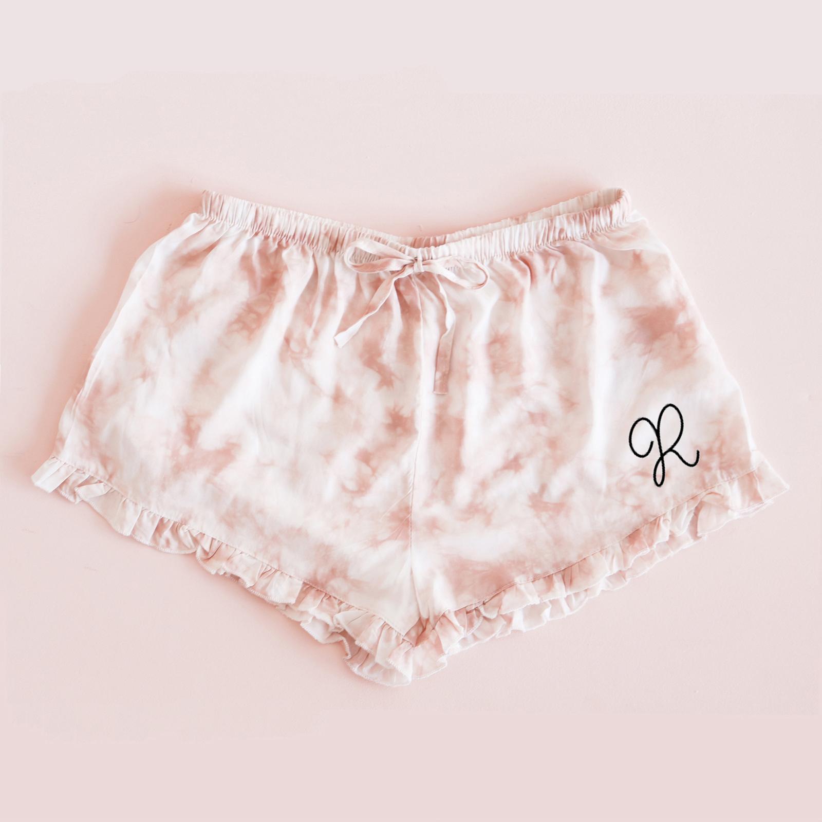 Event Blossom, Tie Dye Monogram Sleep Shorts | Zola
