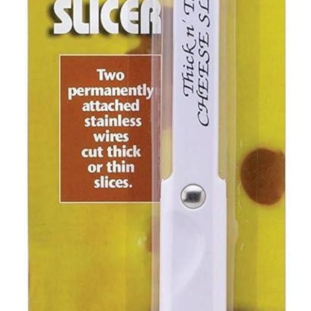 HIC Porcelain Thick N' Thin Cheese Slicer, 1 EA, White