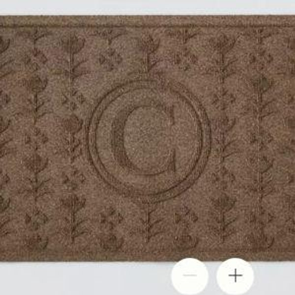 WaterHog® Esme Monogram Doormat