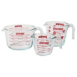 Product description page - Pyrex Measuring Cup Set 3 piece