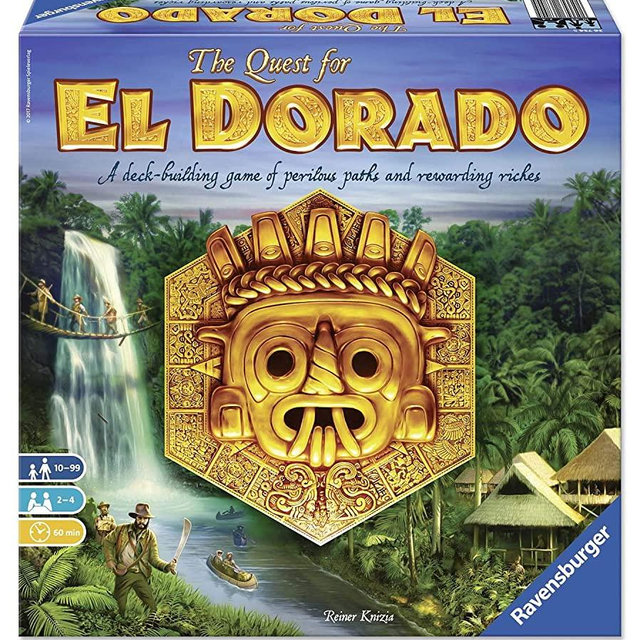 Ravensburger The Quest for El Dorado: Golden Temples Adventure Family Game for Ages 10 & Up