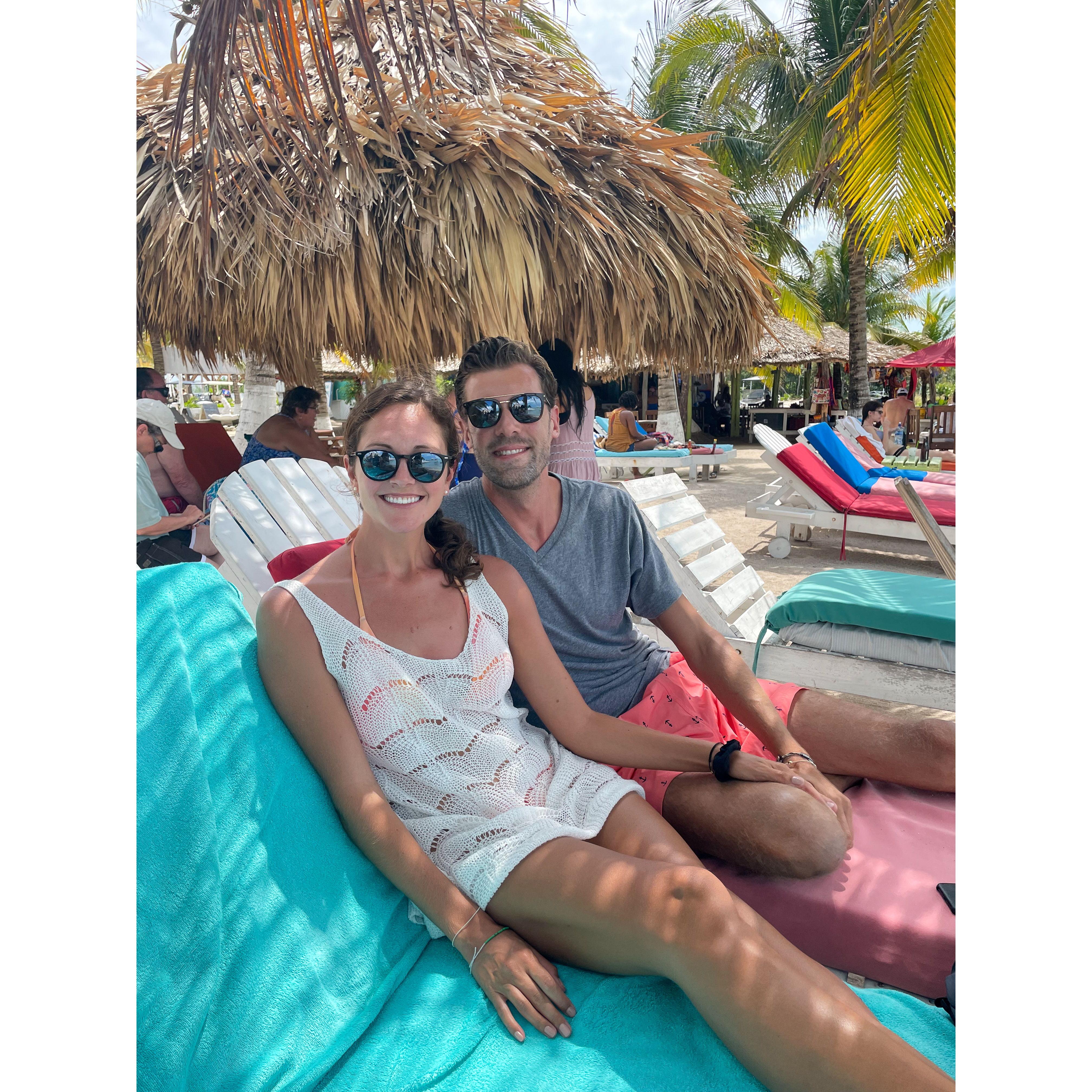 Beach days in Belize