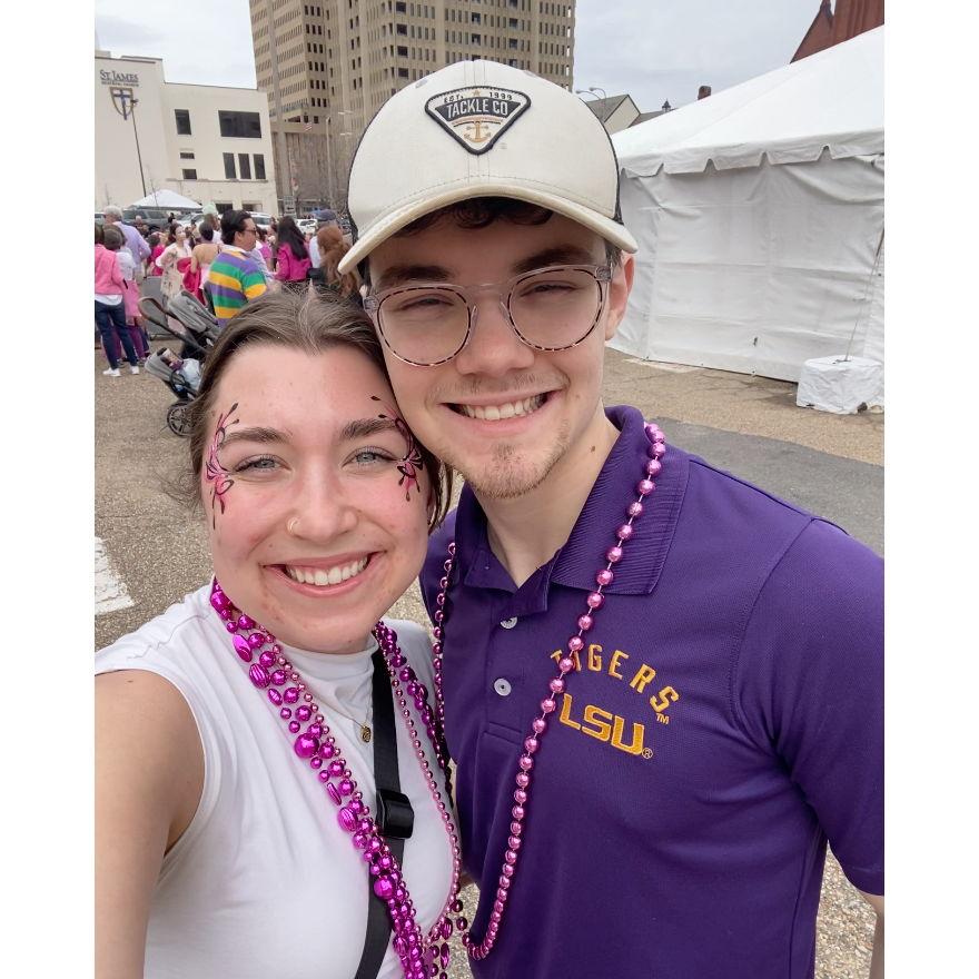 Our first Mardi Gras parade