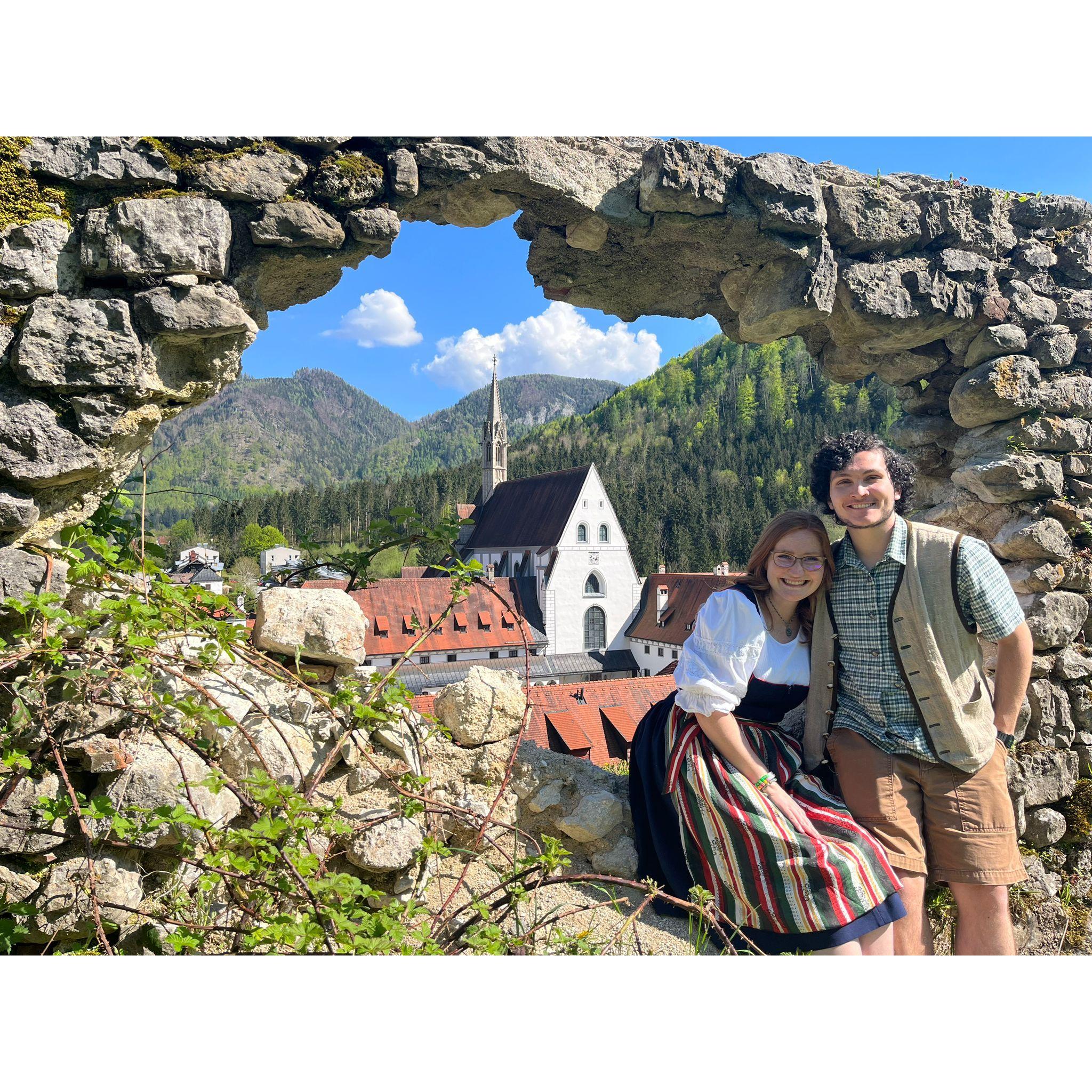 (May 2023) Proudly sporting our traditional Austrian trachten, days before we headed back to the states