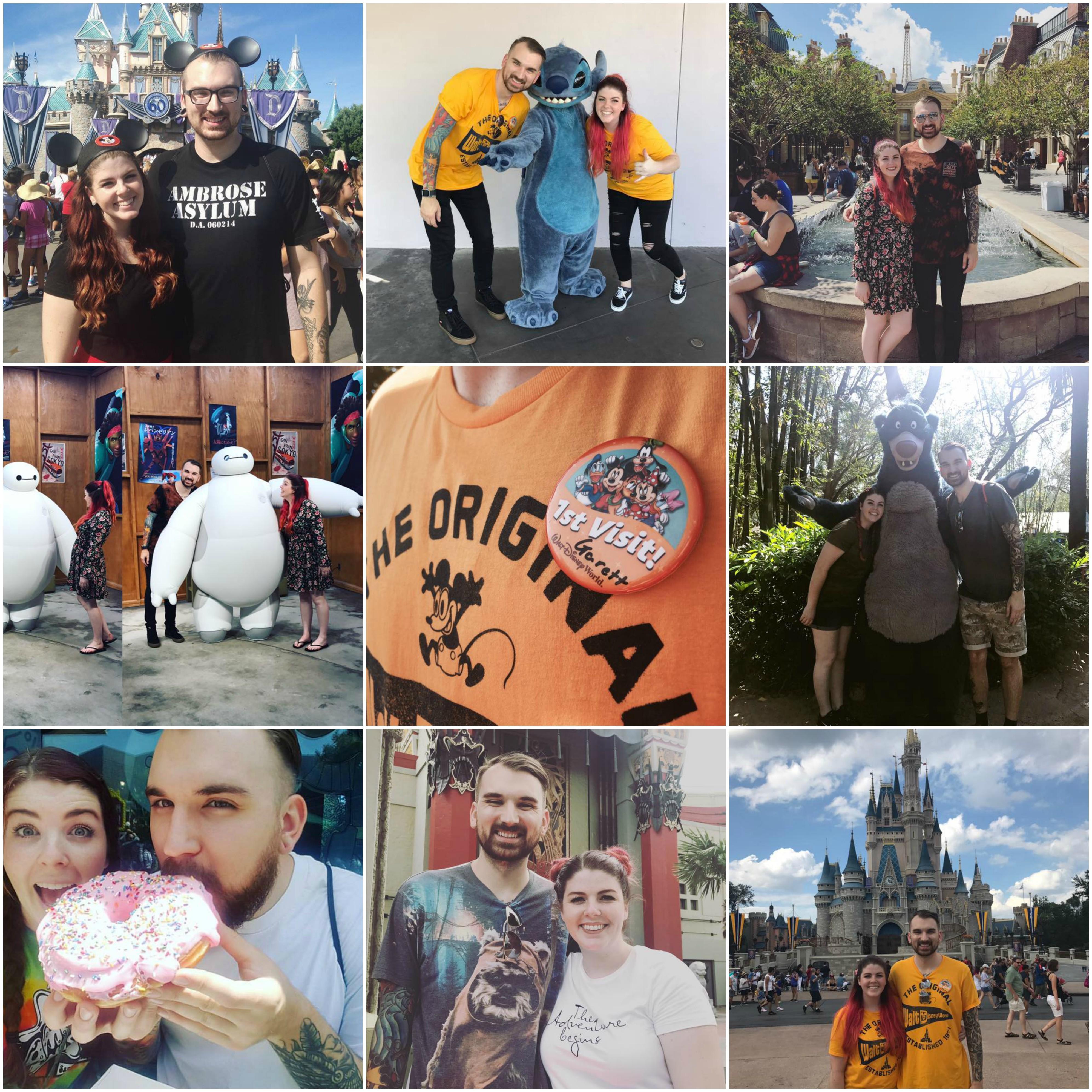 We love going to amusement parks! Disneyland, Universal Studios, Knotts and more! Recently we spent our 10 year anniversary celebrating in Orlando, Florida at Disney World.